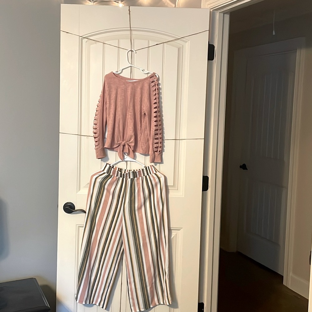 Pink matching set